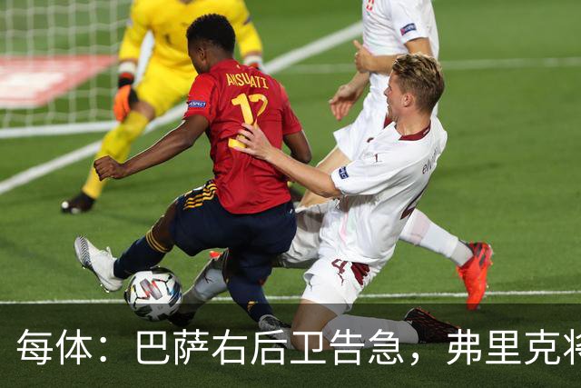 每体：巴萨右后卫告急，弗里克将征召吉列姆-维克托
