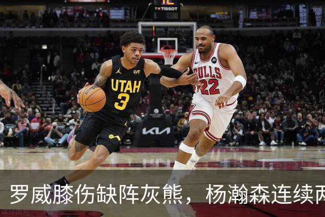 罗威膝伤缺阵灰熊，杨瀚森连续两场未登场后有望迎来机会